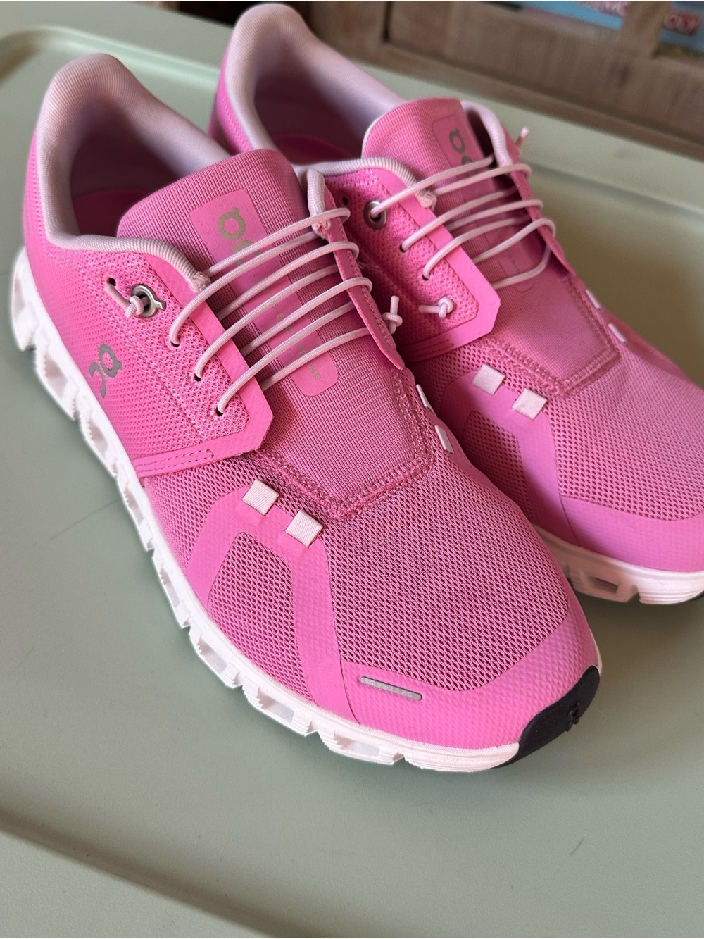 On Running Pink Women's Sneakers - Cloud-Inspired Design